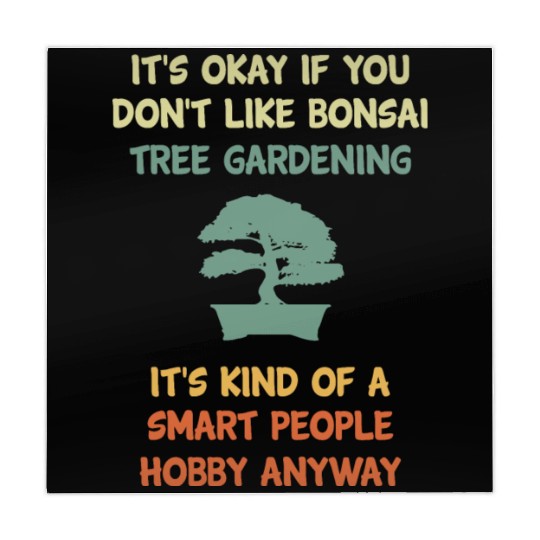 Bonsai Funny Quote Retro Vintage Planting Humor Mahjong Mats