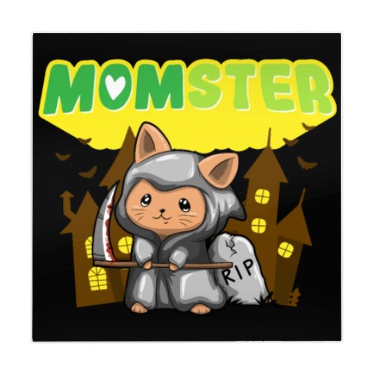 Momster Monster Mom Scary Halloween Mommy Costume Mahjong Mats