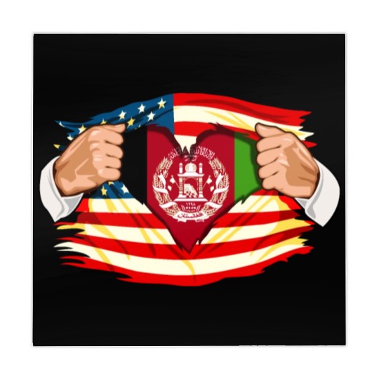 Afghanistan Who Live in America Afghani Flag Mahjong Mats