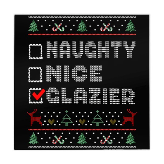Naughty Nice Glazier, Matching Christmas Group Mahjong Mats