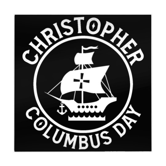 Funny Christopher Columbus Day Mahjong Mats