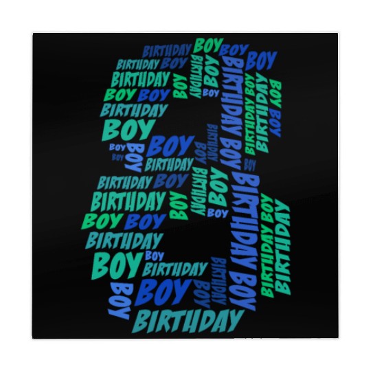 Birthday Boy 8th Birthday | Boys Birthday Mahjong Mats |