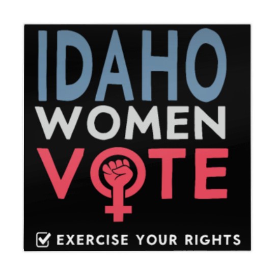 Idaho Women Vote Voter 2022 Election Feminist Mahjong Mats