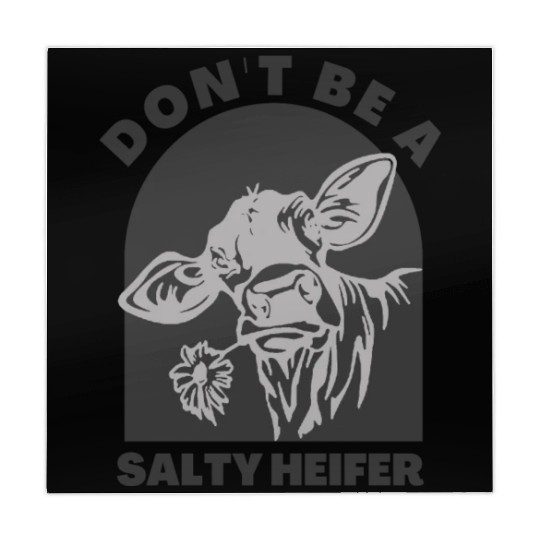 don't be a salty heifer Funny Cow Mahjong Mats