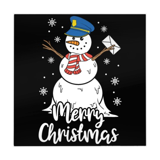 Christmas Funny Postman Mailman Snowman Xmas Gift Mahjong Mats