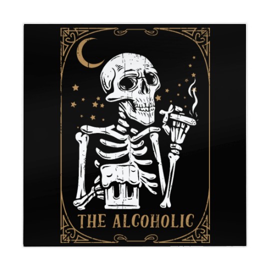 Tarot Card Occult Club Gothic Vice Drinker Alcohol Mahjong Mats