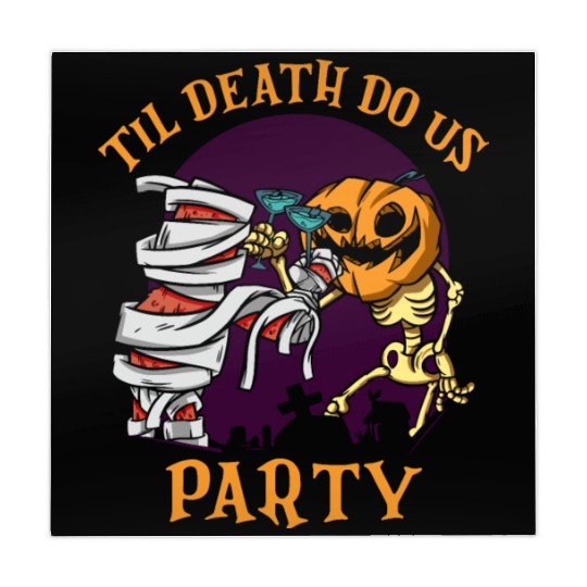 Til Death Do Us Party Bridal Bachelorette Couples Mahjong Mats