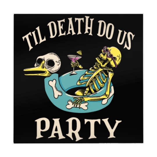 Til Death Do Us Party Bridal Bachelorette Matching Mahjong Mats