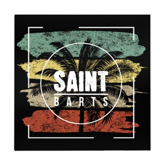 Saint Barts Vacation Souvenir Merchandise Beach Mahjong Mats