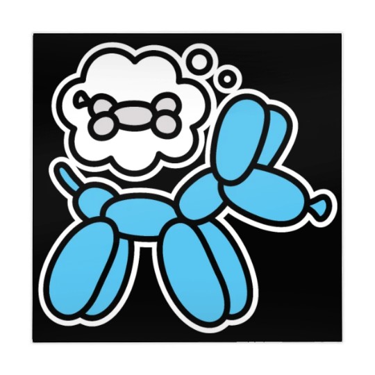 Balloon animal balloon dog balloon artist bone Mahjong Mats