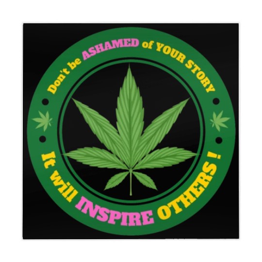 Drug Addiction Recovery AA Sober Sobriety Cannabis Mahjong Mats