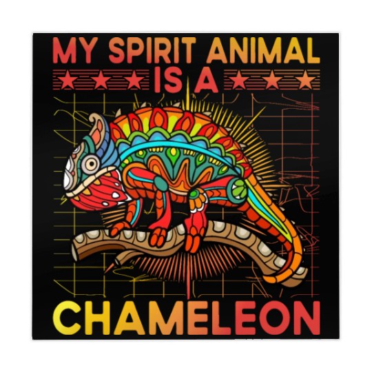 My Spirit Animal is a Chameleon Mahjong Mats