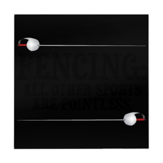 Fencing Make New Friends and Stab Them Sports Pun Mahjong Mats