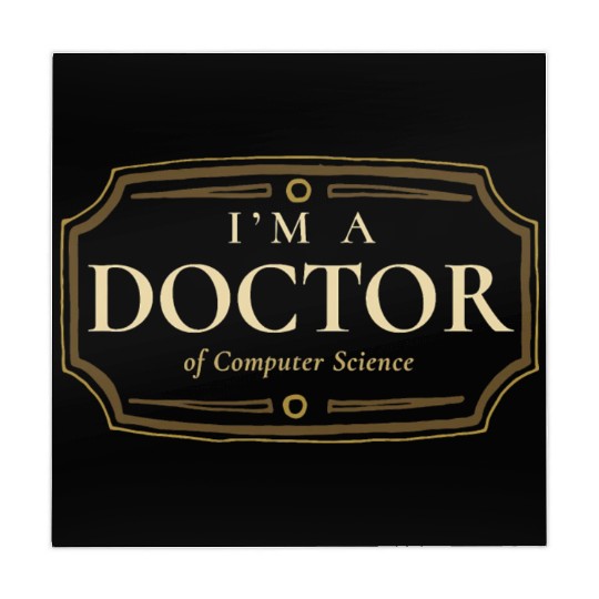 Computer Science PhD Doctorate Graduation Gift Mahjong Mats