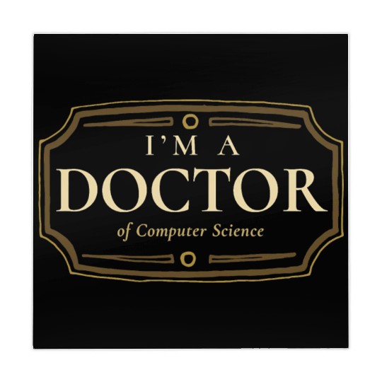 Computer Science PhD Doctorate Graduation Gift Mahjong Mats