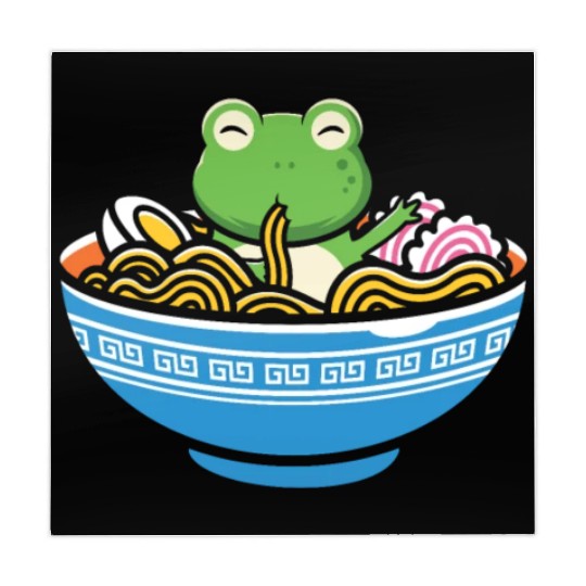 Ramen Cute Frog Japan Kawaii Mahjong Mats
