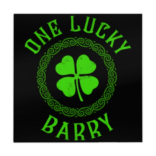 One Lucky Barry Irish Family 4 Leaf Clover Mahjong Mats