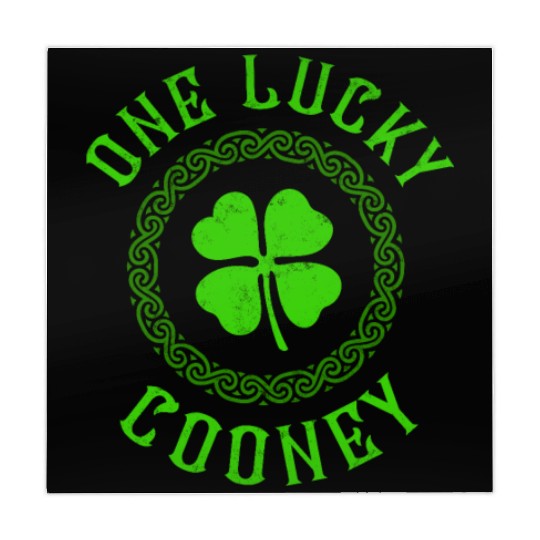 One Lucky Cooney Irish Family 4 Leaf Clover Mahjong Mats
