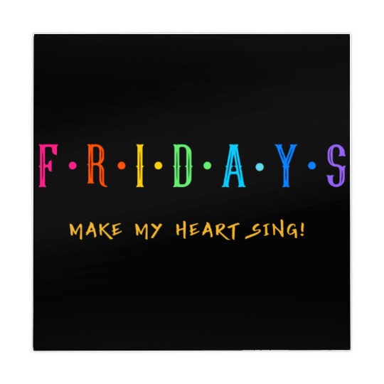 Fridays make my heart sing Mahjong Mats