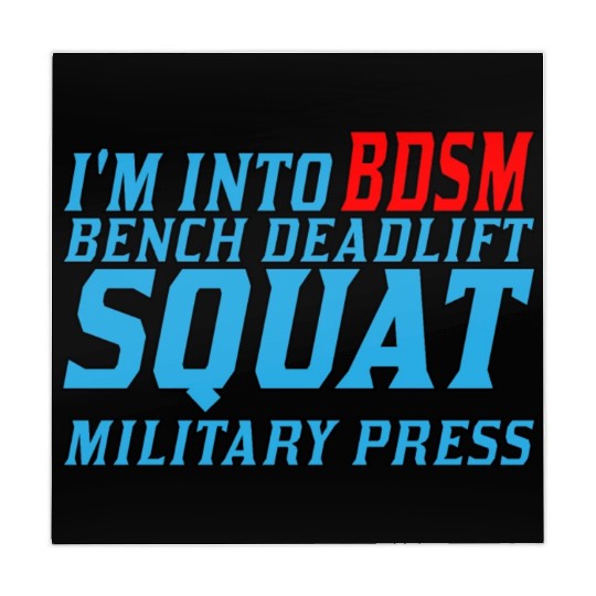 Im Into BDSM Bench Squat Deadlift Military Press11 Mahjong Mats