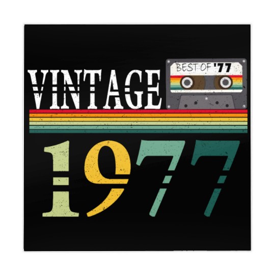 1977 Vintage Vintage Retro Birthday Gift Mahjong Mats