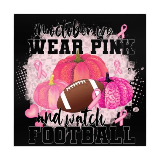In October wear pink and watch footbal Mahjong Mats