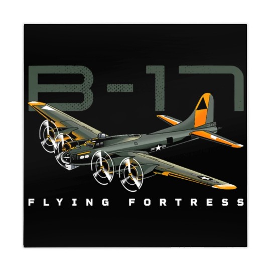 Flying Fortress B 17 World War II Classic Warbird Mahjong Mats