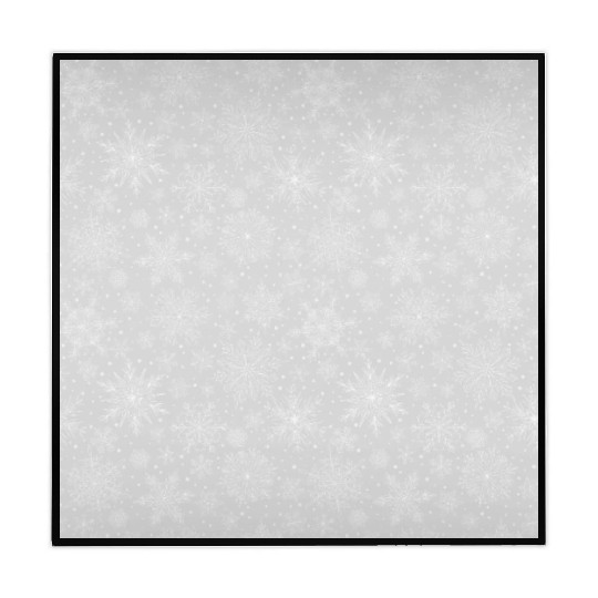 Grey Snowflakes Pattern Mahjong Mats