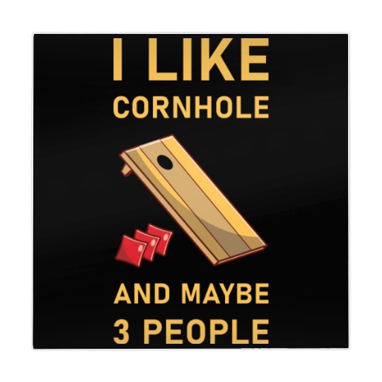 I like cornhole and maybe 3 people - Bean Bag Toss Mahjong Mats