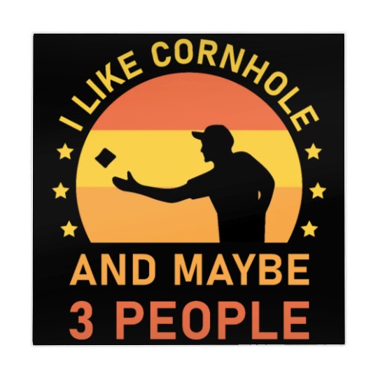 I like cornhole and maybe 3 people - Bean Bag Toss Mahjong Mats