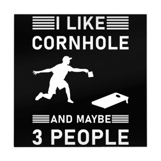 I like cornhole and maybe 3 people - Bean Bag Toss Mahjong Mats