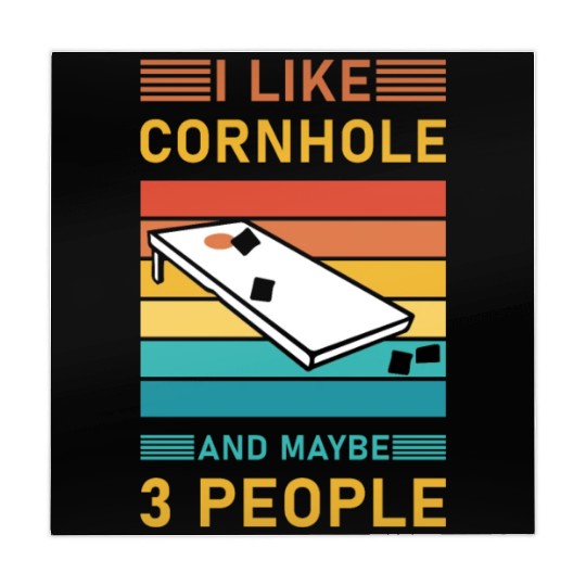 I like cornhole and maybe 3 people - Bean Bag Toss Mahjong Mats
