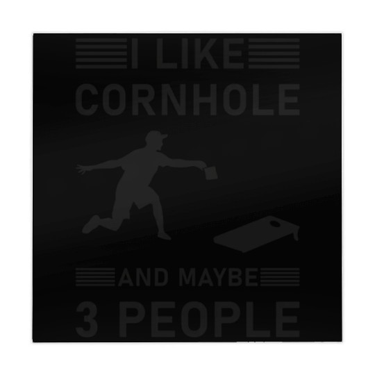 I like cornhole and maybe 3 people - Bean Bag Toss Mahjong Mats
