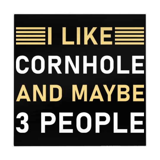 I like cornhole and maybe 3 people - Bean Bag Toss Mahjong Mats