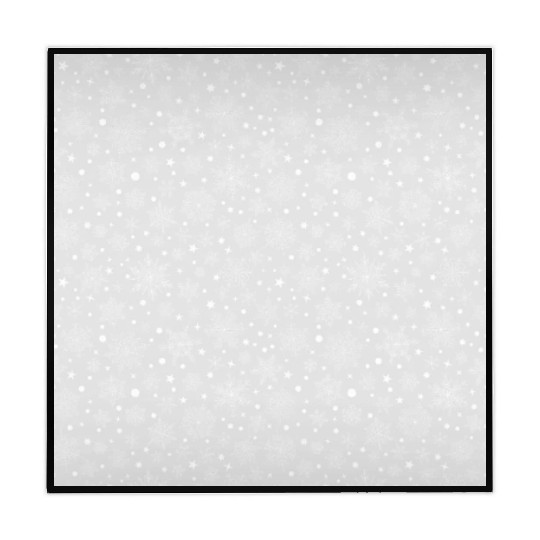 Light Grey Snowflakes Pattern Mahjong Mats