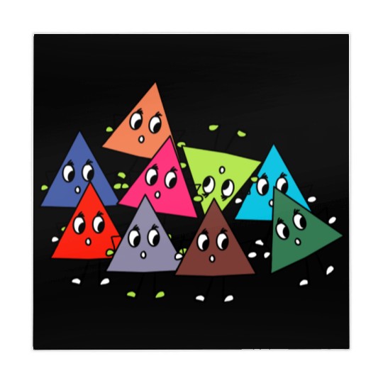 Funny triangles math teacher teacher mathematics Mahjong Mats