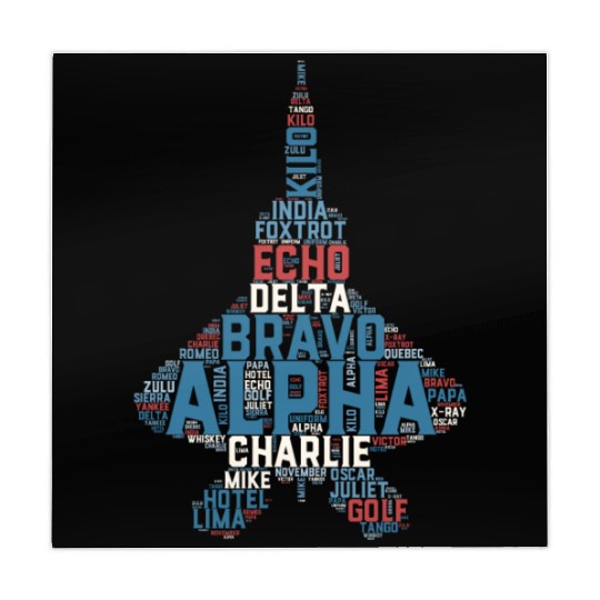 Full Phonetic Alphabet Fighter Jet Pilot Mahjong Mats