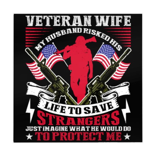 US Veteran's Wife Veterans Day Patriotic American Mahjong Mats