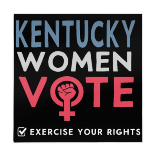Kentucky Women Vote Voter 2022 Election Feminist Mahjong Mats
