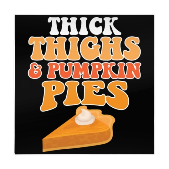 Thick Thighs Pumpkin Pies Mahjong Mats