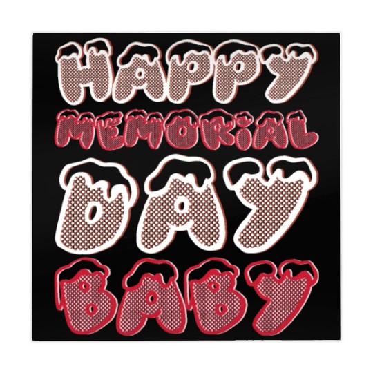 Happy Memorial Day Baby Mahjong Mats