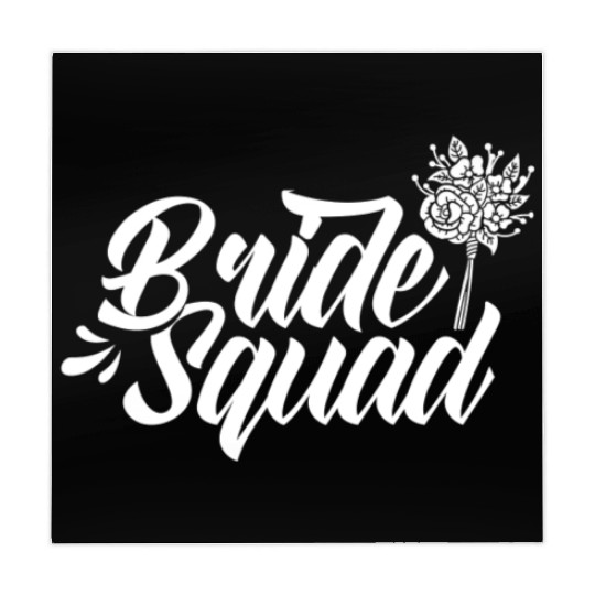 Bride Squad Wedding Bachelorette Party Cute Mahjong Mats