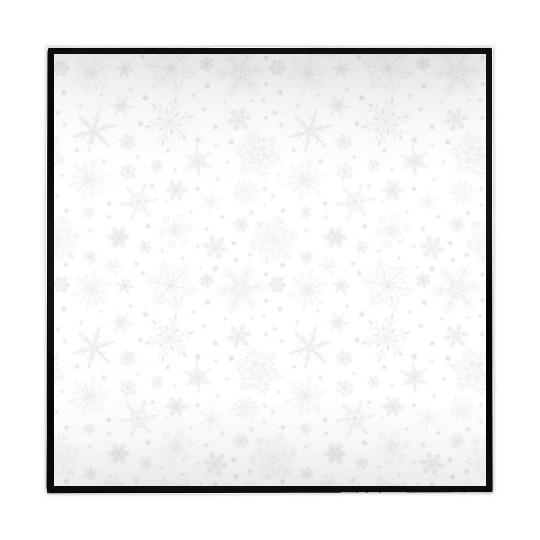 Snowflakes Pattern Grey White Mahjong Mats