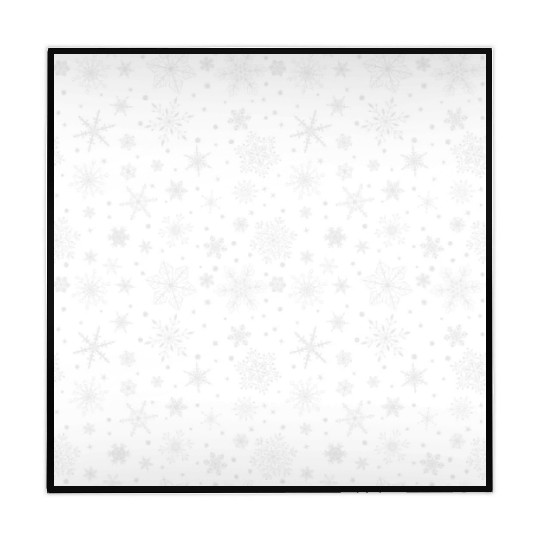 Snowflakes Pattern Grey White Mahjong Mats