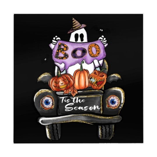 Boo Tis the season sublimation Halloween Mahjong Mats