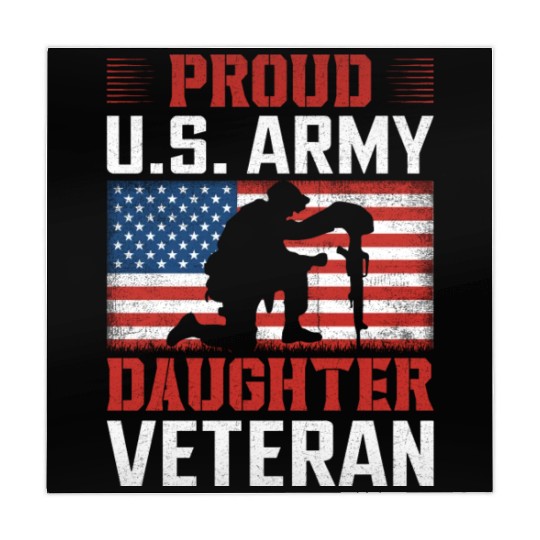 Proud US Army Daughter Veteran Mahjong Mats