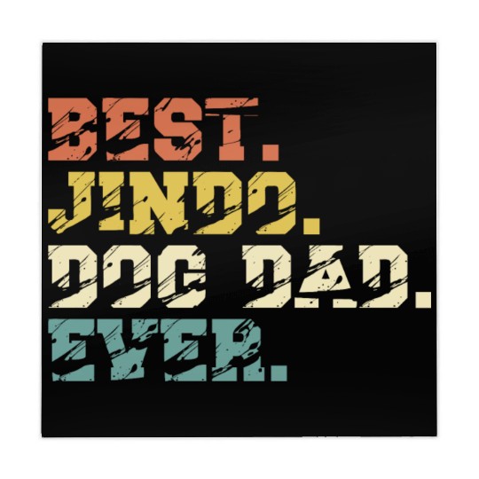 Best Korean Jindo Dog Dad Vintage Saying Mahjong Mats