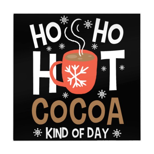 Christmas Funny Ho Ho Hot Cocoa Xmas Holiday Gift Mahjong Mats