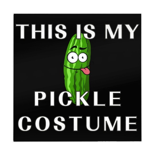 This is my Halloween pickle Costume Funny pickles Mahjong Mats