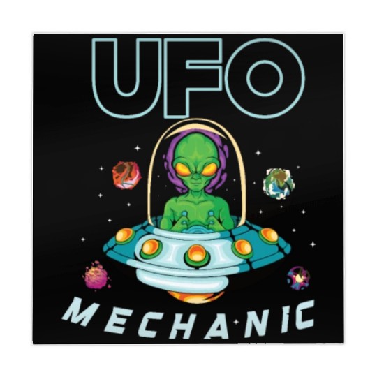 Alien Extraterrestrial Area 51 UFO Space Geek Gift Mahjong Mats